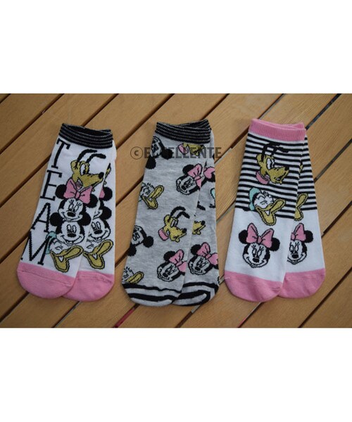 PRIMARK（プライマーク）の「【プライマーク】PRIMARK x DISNEY キャラクターシューライナー 3足セット シリーズ①