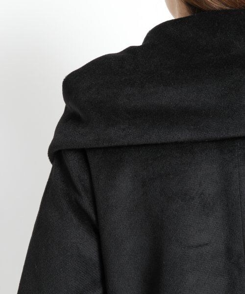 LOWRYS FARM（ローリーズファーム）の「ボリュームネックコート（ジャケット/アウター・レディース・アイボリー/ブラック/バーガンディー・Ｍ/Ｌ）」の14枚目の写真