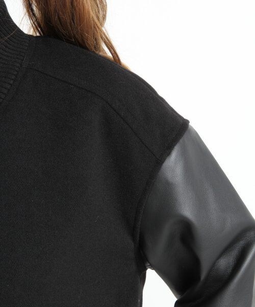 LOWRYS FARM（ローリーズファーム）の「キモウロングスタジャン（ジャケット/アウター・レディース・キャメル/ブラック・Ｍ/Ｌ）」の8枚目の写真