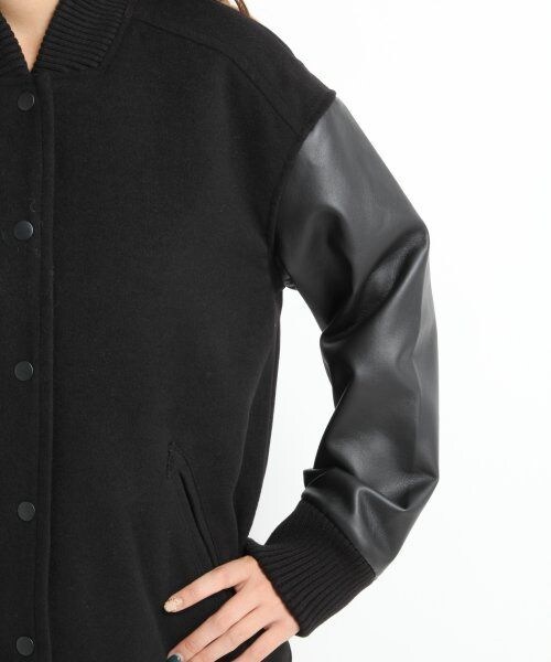 LOWRYS FARM（ローリーズファーム）の「キモウロングスタジャン（ジャケット/アウター・レディース・キャメル/ブラック・Ｍ/Ｌ）」の9枚目の写真