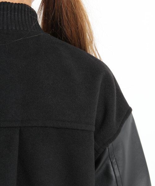 LOWRYS FARM（ローリーズファーム）の「キモウロングスタジャン（ジャケット/アウター・レディース・キャメル/ブラック・Ｍ/Ｌ）」の13枚目の写真