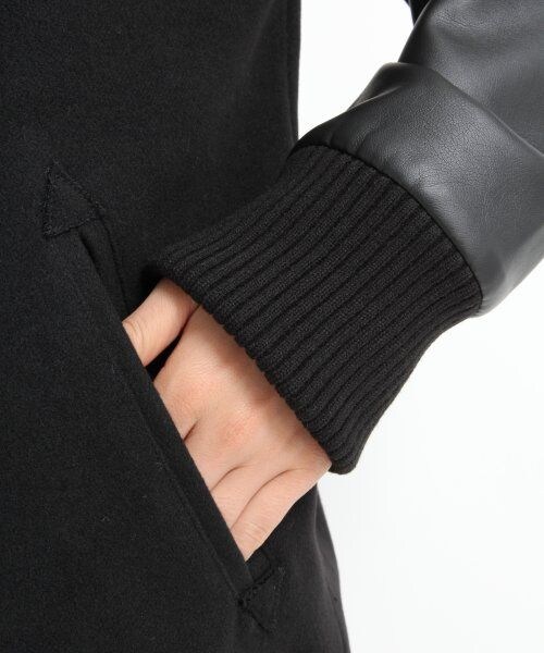 LOWRYS FARM（ローリーズファーム）の「キモウロングスタジャン（ジャケット/アウター・レディース・キャメル/ブラック・Ｍ/Ｌ）」の21枚目の写真