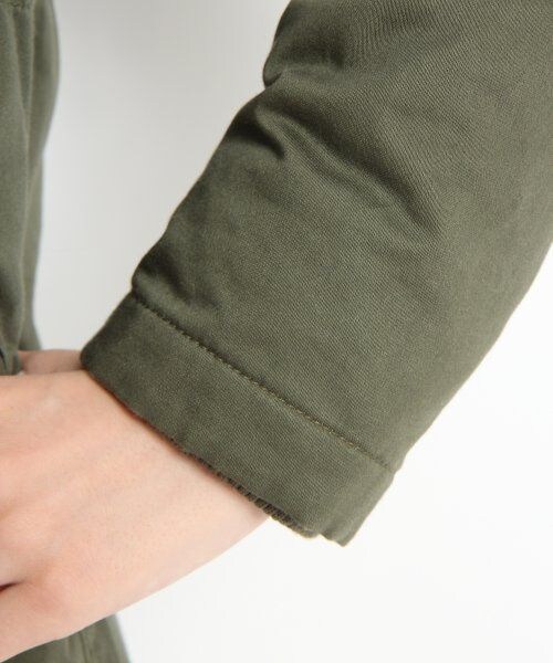 LOWRYS FARM（ローリーズファーム）の「コットンファーツキモッズコート（ジャケット/アウター・レディース・カーキ/ベージュ/ブラック・Ｍ/Ｌ）」の10枚目の写真