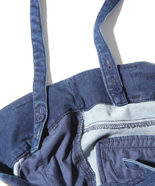 LOWRYS FARM（ローリーズファーム）の「ストレッチハイウエストサスツキパンツ（パンツ・レディース・オフ/ブラック/デニム・Ｍ/Ｌ）」の11枚目の写真