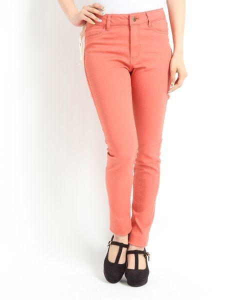 LOWRYS FARM（ローリーズファーム）の「ＡＷカラーレギンス/mikoa（パンツ・レディース・オレンジ/レッド/ブルー/ブラック/キャメル・Ｍ/Ｌ）」の5枚目の写真