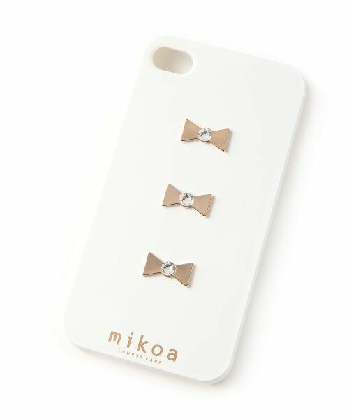 Lowrysfarm ローリーズファーム の ピンクゴールドリボンiphoneケース4s Mikoa ファッション雑貨 Wear