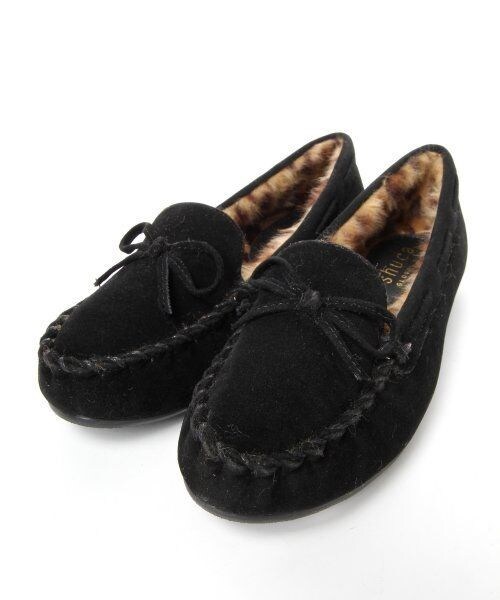 GLOBAL WORK（グローバルワーク）の「ファーモカシンＦＷ（シューズ・レディース・レッド38/ブラック09/ブラウン55/ネイビー88・Ｓ/Ｍ/Ｌ）」の12枚目の写真