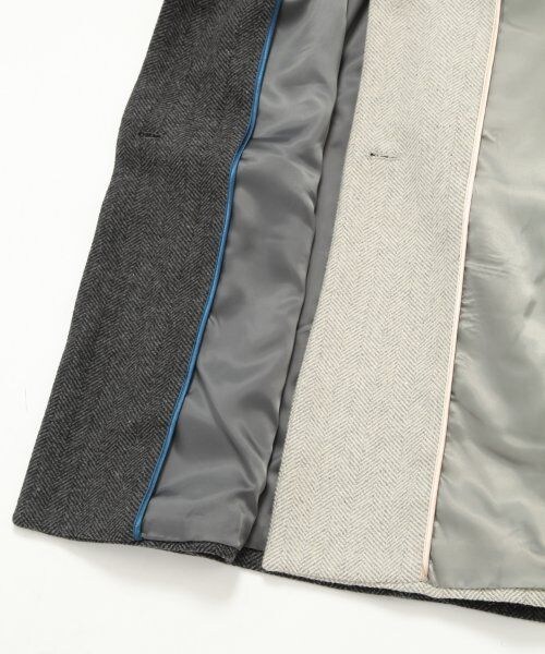GLOBAL WORK（グローバルワーク）の「ヘリンボンテーラーコート（ジャケット/アウター・レディース・グレー19/ライトグレー15・Ｓ/Ｍ/Ｌ）」の12枚目の写真