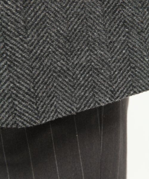 GLOBAL WORK（グローバルワーク）の「ヘリンボンテーラーコート（ジャケット/アウター・レディース・グレー19/ライトグレー15・Ｓ/Ｍ/Ｌ）」の10枚目の写真