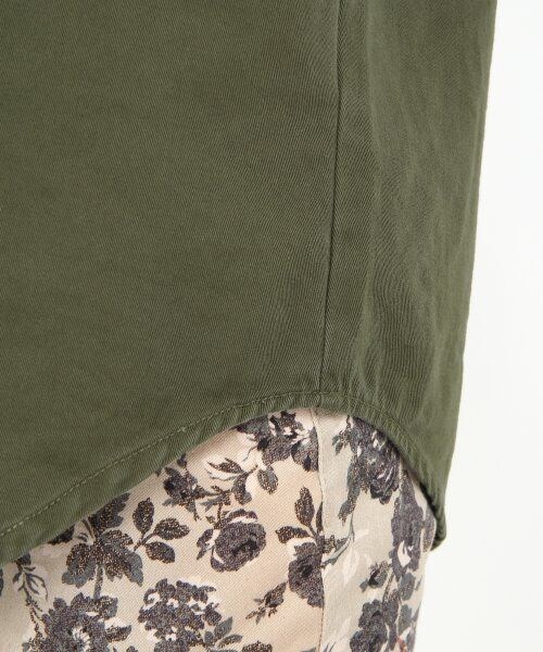 GLOBAL WORK(グローバルワーク)の「ミリタリーシャツジャケット(ジャケット/アウター・レディース・グリーン78・S/L/M)」の8枚目の写真