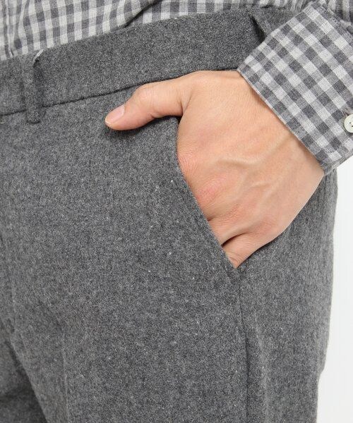 GLOBAL WORK（グローバルワーク）の「ウールトラウザー（パンツ・メンズ・グレイ15/ネイビー88・Ｓ/Ｍ/ＸＬ/Ｌ）」の6枚目の写真