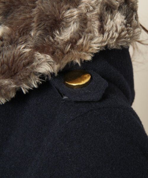 JEANASIS(ジーナシス)の「■限定店舗■BIGフードWコート(ジャケット/アウター・レディース・ベージュ/ブラック/ネイビー・FREE)」の11枚目の写真