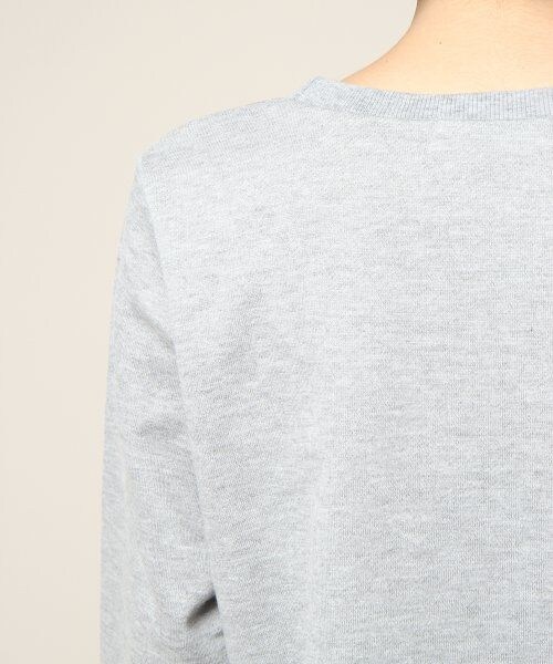 JEANASIS（ジーナシス）の「テープシシュウウラケプルオーバー（トップス・レディース・グレー/ブラック/オフホワイト・FREE）」の12枚目の写真