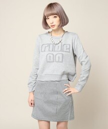 JEANASIS | テープシシュウウラケプルオーバー(トップス)