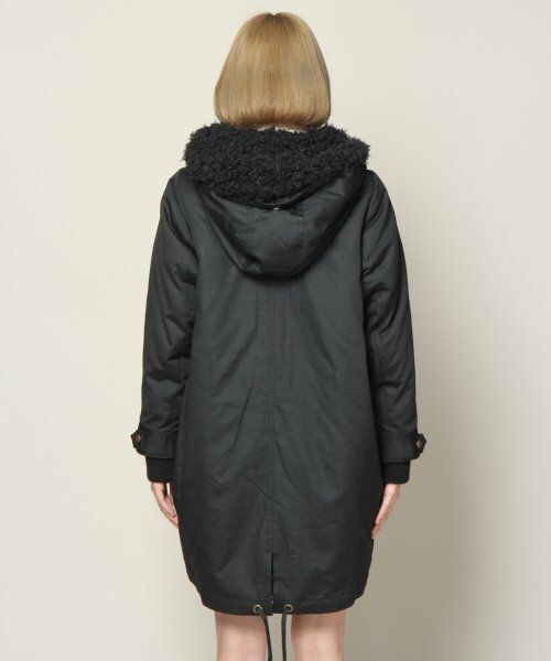 JEANASIS(ジーナシス)の「ファーライナーモッズコート(ジャケット/アウター・レディース・カーキ/ベージュ/ブラック・FREE)」の5枚目の写真