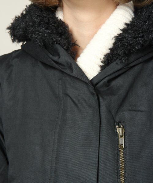 JEANASIS(ジーナシス)の「ファーライナーモッズコート(ジャケット/アウター・レディース・カーキ/ベージュ/ブラック・FREE)」の6枚目の写真