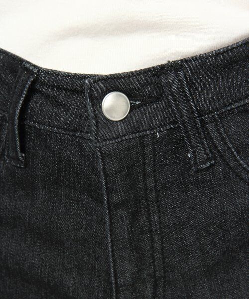 JEANASIS（ジーナシス）の「パウダータッチデニムスキニーパンツ（パンツ・レディース・ブルー系その他/ブラック/ブラック系その他/ネイビー・S/M）」の5枚目の写真