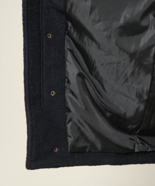 JEANASIS（ジーナシス）の「ミリタリーノーカラーコート（ジャケット/アウター・レディース・カモフラ柄/ネイビー・FREE）」の11枚目の写真