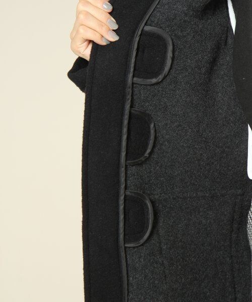 JEANASIS（ジーナシス）の「Wフェイスダッフルコート（ジャケット/アウター・レディース・グリーン/ベージュ/ブラック・FREE）」の12枚目の写真