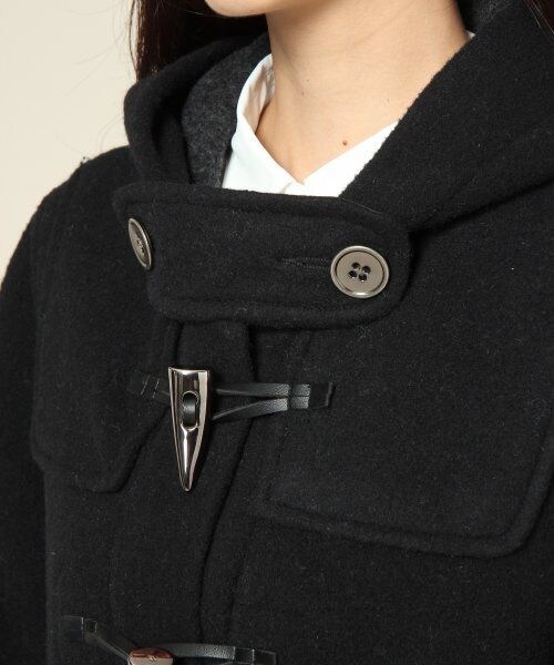 JEANASIS（ジーナシス）の「Wフェイスダッフルコート（ジャケット/アウター・レディース・グリーン/ベージュ/ブラック・FREE）」の6枚目の写真