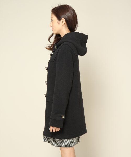 JEANASIS（ジーナシス）の「Wフェイスダッフルコート（ジャケット/アウター・レディース・グリーン/ベージュ/ブラック・FREE）」の3枚目の写真