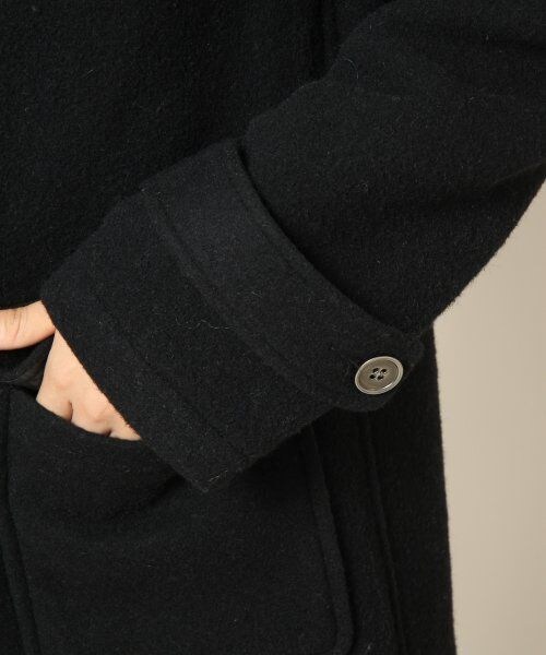 JEANASIS（ジーナシス）の「Wフェイスダッフルコート（ジャケット/アウター・レディース・グリーン/ベージュ/ブラック・FREE）」の8枚目の写真