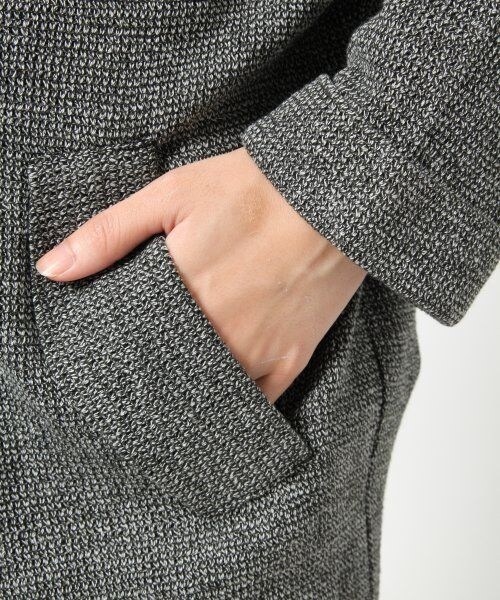 LEPSIM（レプシィム）の「ＭＩＸルーズロングテーラードジャケット（ジャケット/アウター・レディース・ベージュ/グレー/シロクロMIX・ＦREE SIZE）」の9枚目の写真