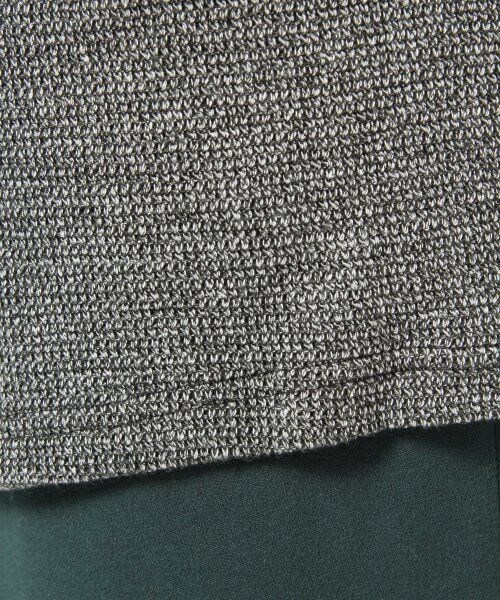 LEPSIM（レプシィム）の「ＭＩＸルーズロングテーラードジャケット（ジャケット/アウター・レディース・ベージュ/グレー/シロクロMIX・ＦREE SIZE）」の10枚目の写真