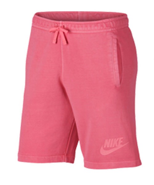 NIKE（ナイキ）の「ナイキ ウォッシュ ハイブリッド フレンチテリー ショート（その他パンツ・レディース・ブラック/ピンク・S/M/L/XL）」の2枚目の写真