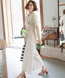 DHOLIC | ストラップSETカシュクールオールインワン(つなぎ/オールインワン)