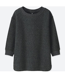 UNIQLO | ワッフルクルーネックT（7分袖）(Tシャツ/カットソー)