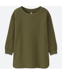 UNIQLO | ワッフルクルーネックT（7分袖）(Tシャツ/カットソー)