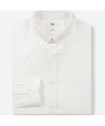 UNIQLO | ファインクロスストレッチスリムフィットドビーシャツ（ボタンダウン・長袖）(シャツ/ブラウス)