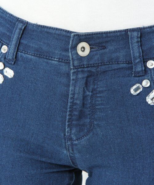 Heather（ヘザー）の「バラエティースキニー（パンツ・レディース・グレー（バイカー）/ホワイト/ブラック（ハイウエスト）/ネイビー（ハイウエスト）/ケミカルブルー（バイカー）・Ｍ/Ｓ）」の11枚目の写真