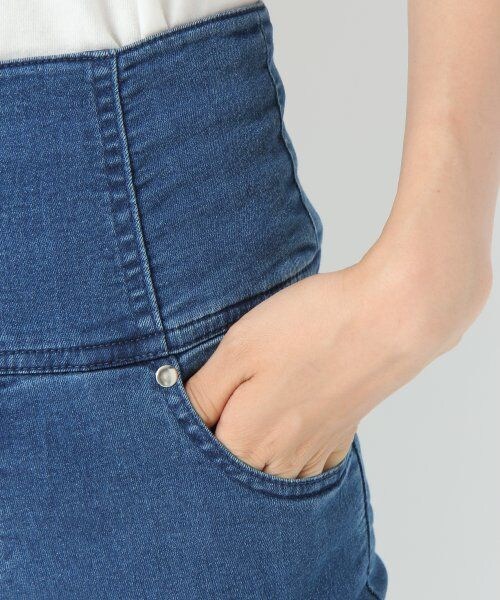 Heather（ヘザー）の「バラエティースキニー（パンツ・レディース・グレー（バイカー）/ホワイト/ブラック（ハイウエスト）/ネイビー（ハイウエスト）/ケミカルブルー（バイカー）・Ｍ/Ｓ）」の8枚目の写真