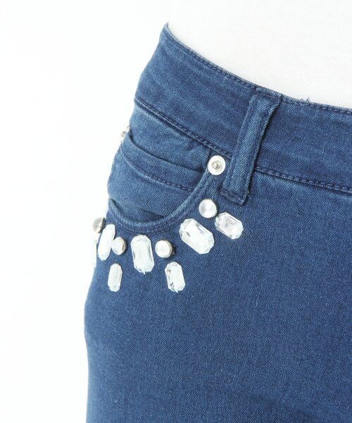 Heather（ヘザー）の「バラエティースキニー（パンツ・レディース・グレー（バイカー）/ホワイト/ブラック（ハイウエスト）/ネイビー（ハイウエスト）/ケミカルブルー（バイカー）・Ｍ/Ｓ）」の12枚目の写真