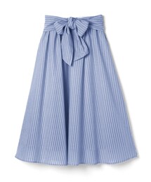 GRL | ウエストリボンストライプフレアスカート(スカート)