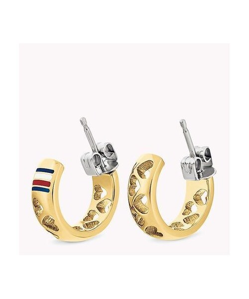 Saint Laurentの「スモーキングハート フープ ピアス」 Saint Laurent（サンローラン）の「TOMMY HILFIGER☆新作☆型抜き