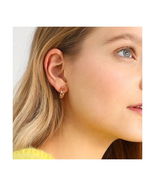 SAINT LAURENT フープピアス