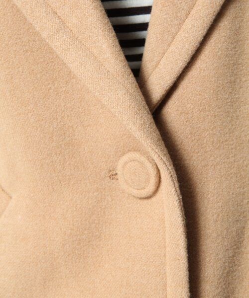 Heather(ヘザー)の「フェイクカシミアテーラーコート(ジャケット/アウター・レディース・キャメル/ライトグレー/ティールブルー・FREE)」の7枚目の写真
