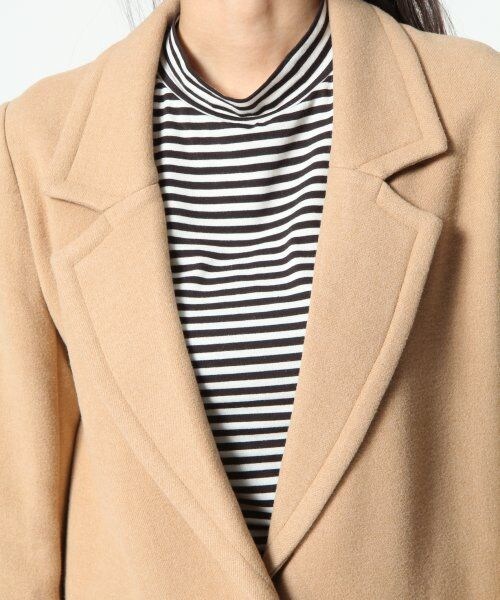 Heather(ヘザー)の「フェイクカシミアテーラーコート(ジャケット/アウター・レディース・キャメル/ライトグレー/ティールブルー・FREE)」の6枚目の写真