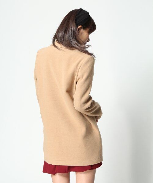 Heather(ヘザー)の「フェイクカシミアテーラーコート(ジャケット/アウター・レディース・キャメル/ライトグレー/ティールブルー・FREE)」の4枚目の写真