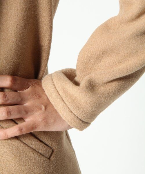 Heather(ヘザー)の「フェイクカシミアテーラーコート(ジャケット/アウター・レディース・キャメル/ライトグレー/ティールブルー・FREE)」の9枚目の写真
