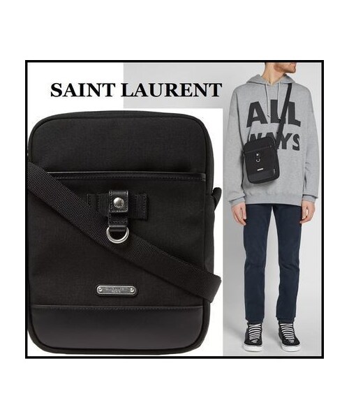 Saint Laurent サンローラン の 送料 関税込 Saint Laurent メンズショルダーバッグ Tシャツ カットソー Wear
