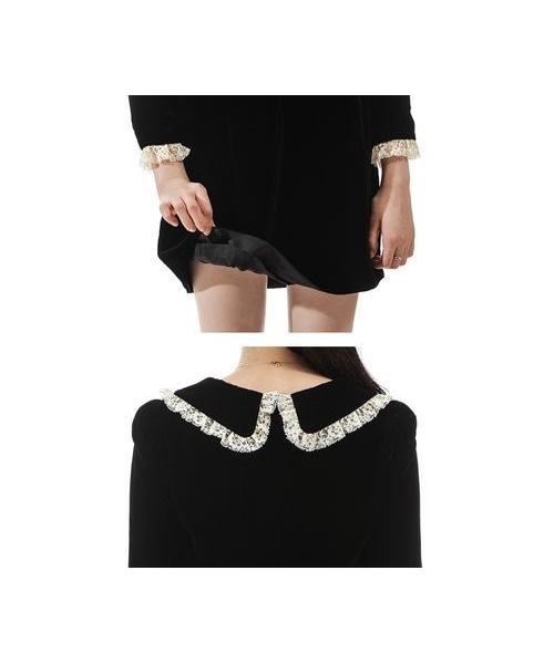 Saint Laurent（サンローラン）の「Saint Laurent レース・ベルベット