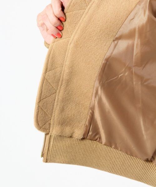 A part by（アパートバイ）の「ＦシャギーＭＡ－１ブルゾン（ジャケット/アウター・レディース・カーキ/ベージュ・Ｍ/Ｌ）」の10枚目の写真