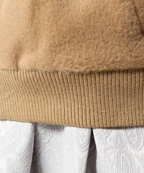 A part by（アパートバイ）の「ＦシャギーＭＡ－１ブルゾン（ジャケット/アウター・レディース・カーキ/ベージュ・Ｍ/Ｌ）」の9枚目の写真