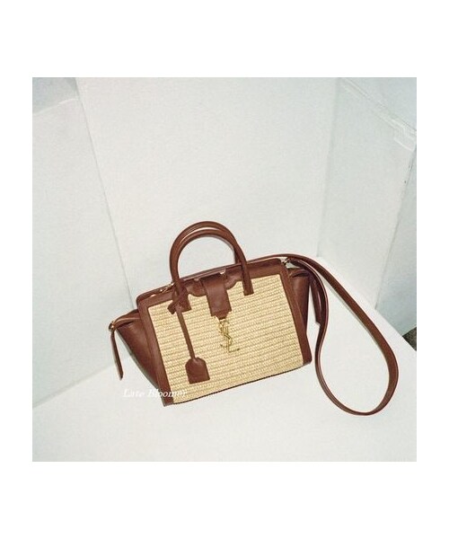 SAINT LAURENT ストロー かごバッグ SAINT LAURENT ストロー かごバッグ サンローラン ラフィア