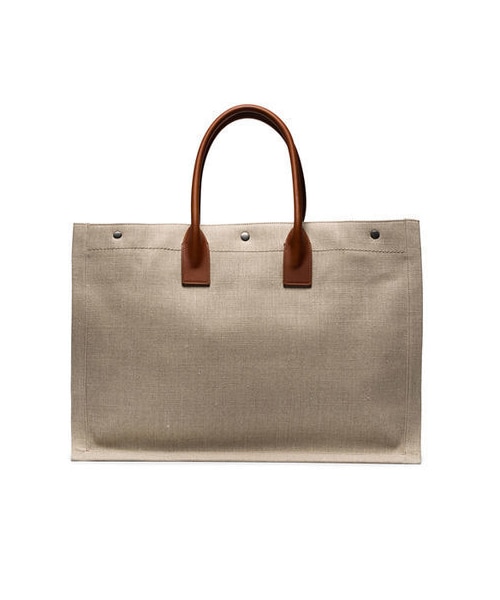 RIVE GAUCHE トートバッグ ベージュ/ブラック SAINT LAURENT/サン