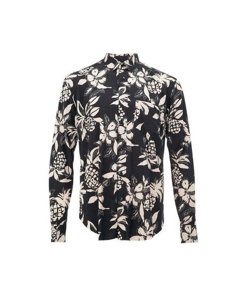 Saint Laurent（サンローラン）の「★即発可 SAINT LAURENT ハイビスカスシャツ 登坂着同柄同色完売（Tシャツ/カットソー・レディース・その他）」の2枚目の写真